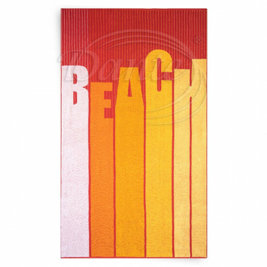 Plážová osuška BEACH červená - O8883/hl